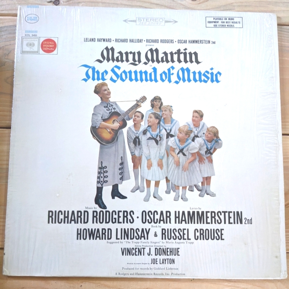 Vintage LP The Sound of Music 1959 Vinyl KOL 5450 Columbia Masterworks